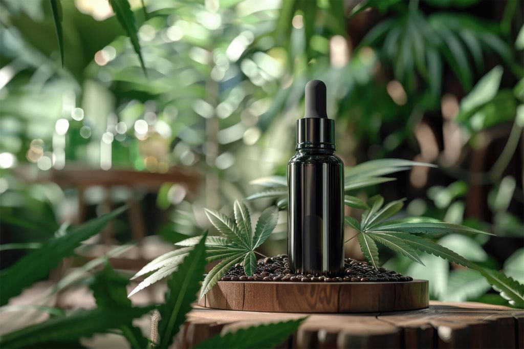 Cannabis Oil in Dropper Bottle